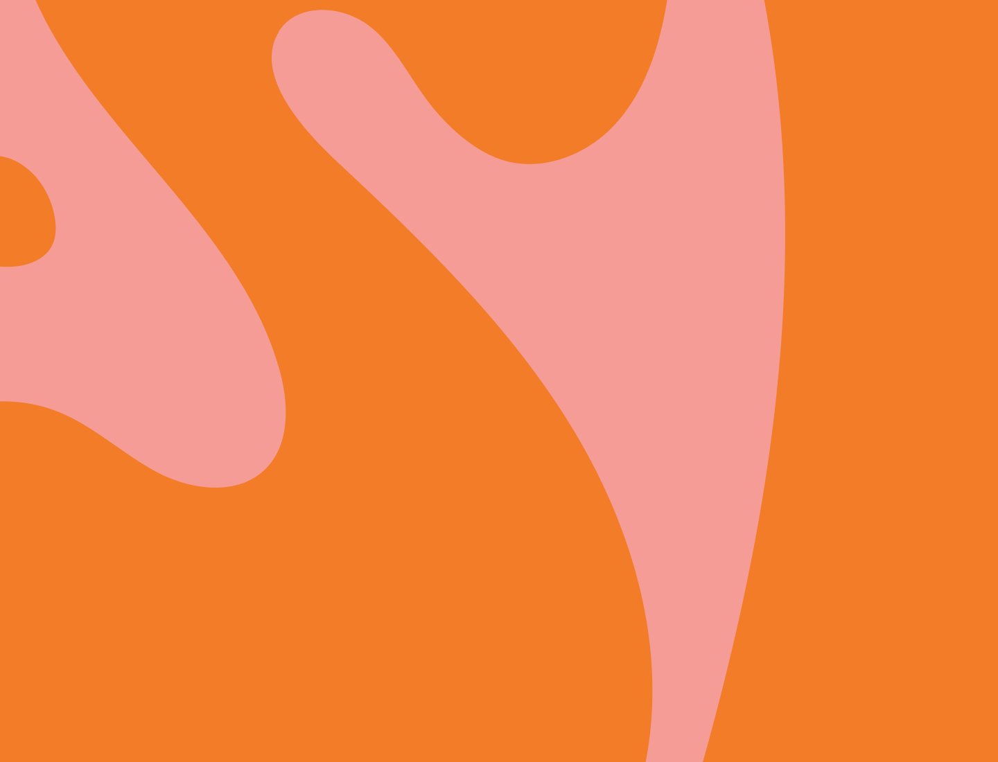 letter art branding element She's the Bomb, orange letter on pink background